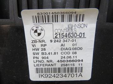 фото thumb №5, Спидометр приборы 2.0 d bmw x1 e84 2154630-01