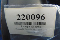 фото thumb №7, Renault scenic ii лампа задня ліва 8200127704-e