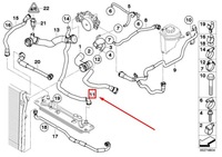 фото thumb №8, Bmw x5 e70 wąż системи охолодження 17127589729 7589729 оригінальний