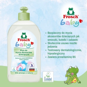 Frosch Baby - Bezpieczny Płyn do Czyszczenia Akcesoriów Niemowlęcych 500ml