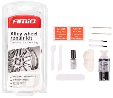 AMIO | DUŻY ZESTAW DO NAPRAWY FELG ALUMINIOWYCH