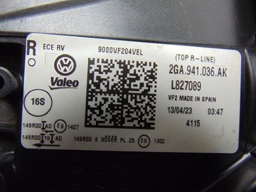 фото thumb №16, Лампа права перед vw t-roc рестайлінг iq light 2ga941036ak європа