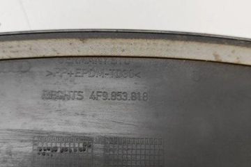 фото thumb №7, Планка заднього правого крила audi a6 allroad 4fh, c6 4f9853818 3.0l
