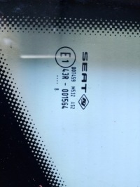 фото thumb №6, Стекло кузовная задняя seat ibiza iv 6j hb 5d 2008r