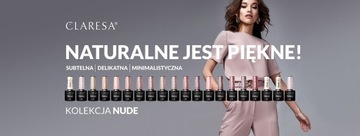 CLARESA БЕЖЕВЫЙ ГИБРИДНЫЙ ЛАК ДЛЯ НОГТЕЙ НЮД 105 5мл