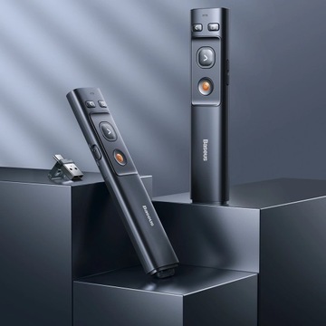 Baseus Orange Laser Indicator с автоматической транскрипцией голоса, D