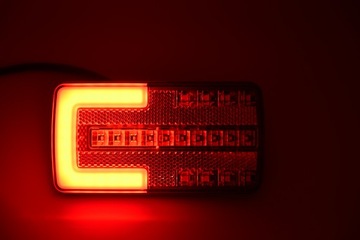 2x светодиодные задние комбинированные фонари NEON LED прицепа