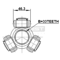 Купить Febest трипод joint hyundai tucson tl, фото thumb