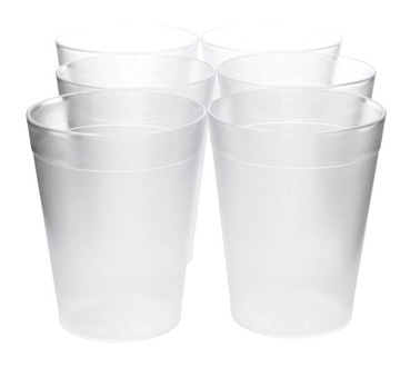 Kubek plastikowy Pearl 300ml 6szt.