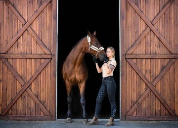 K Бриджи женские Equestrian Queen весна/лето SomersetFull lej 40 черные
