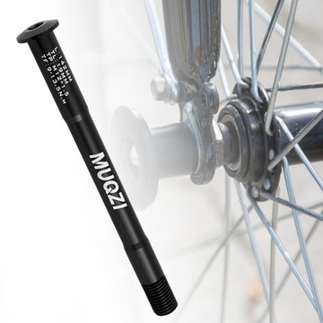 Widelec przedni rowerowy Mocowanie widelca na oś przelotową 142 mm, czarne