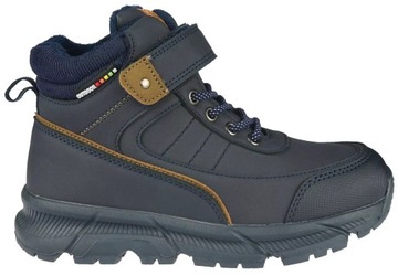Dziecięce buty zimowe American Club CXD142/24NA granatowe 31