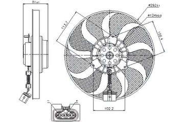 фото thumb №2, Вентилятор радиатор seat leon toledo ii skoda oct