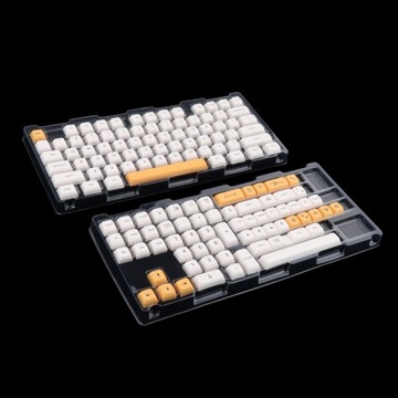 140 колпачков для клавиш из ПБТ, тема «Медовое молоко» XDA