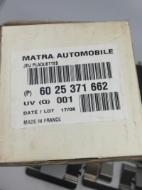 фото thumb №3, Гальмівні колодки гальмівні перед renault espace 8200834101