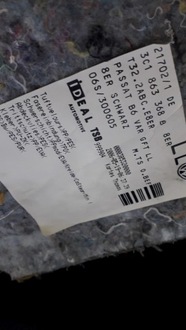 фото thumb №8, Vw passat b6 килимок підлога обшивка combi 2005-2010