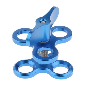 1-дюймовый подводный шаровой зажим с 3 отверстиями Easy Blue