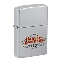 Зажигалка ZIPPO HARLEY DAVIDSON 120TH ANN CHROME