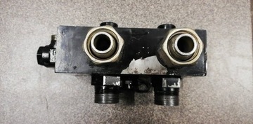 rozdzielacz hydrauliczny 2 sekcyjny fi 11mm