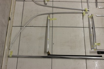 фото thumb №7, Планка скло двері комплект хром w123 sedan