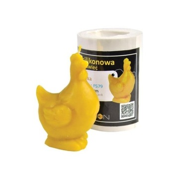 Forma silikonowa Kurka – wys. 9cm forma do odlewów