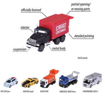 MAJORETTE Auto Metal Camper Hymermobil EXSIS-I