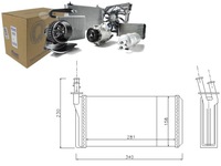 фото thumb №1, Nissens 70016 теплообменник тепла, обогреватель салона