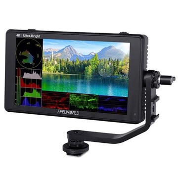 Monitor podglądowy do aparatu kamery Feelworld LUT6 6 cali 2600nits HDR 3D