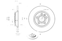 фото thumb №1, Гальмівні диски гальмівні 2szt. ford galaxy seat alhambra v