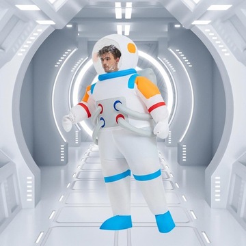 Nadmuchiwany astronauta dla dorosłych dzieci 120 cm-140 cm