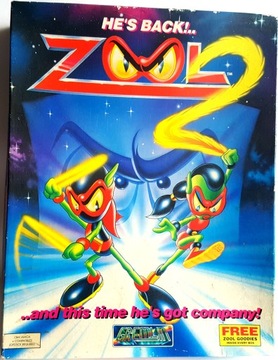 ZOOL 2 АРКАДНАЯ ПЛАТФОРМА AMIGA UNIKAT1993