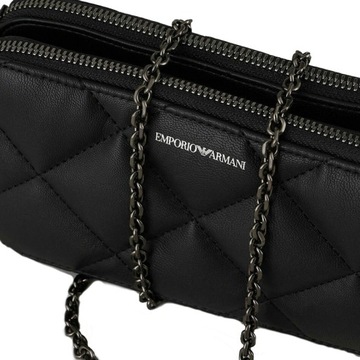 Маленькая черная сумочка Emporio Armani на цепочке