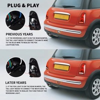 фото thumb №8, Задние свет автомобильные led do bmw mini r50 r52 r53 2001-2008 union джек rear light