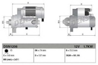 Купить Denso стартер 12v 1 7kw mercedes a w176 b, фото thumb