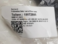 Нове оригінальні килимки автомобільні велюрові bmw x7 g07 7483448 в Україні, фото thumb