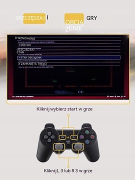 HD Game Stick 4K 256 ГБ 54000 ТВ-игровая консоль