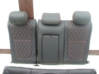 фото thumb №7, Jaguar xf x250 рестайлінг сидіння сидіння комплект шкіра червона нитка