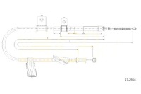 фото thumb №1, Cofle трос гальма ручного subaru