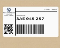 фото thumb №1, Молдинг лампы 3ae945257 vw passat