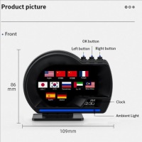 Автомобільний дисплей heads up poziomy з regulowanym тримач в Україні, фото thumb