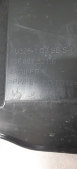 фото thumb №8, Audi q3 sportback s-line диффузор накладка зад 83f807521b