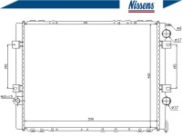 Nissens 63859 радиатор, система охлаждение двигателя Цена, фото thumb