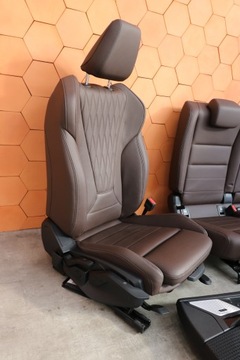 фото thumb №7, Bmw x1 u11 салон сиденья диван обшивки туннель кожа vernasca mokka англичанин