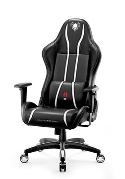 СТУЛ DIABLO X-ONE 2.0 (L) ЧЕРНО-БЕЛЫЙ
