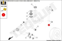 Поліуретанова втулка амортизатора mercedes Доставка, фото thumb