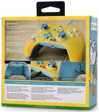 PowerA Pad przewodowy XO XSX PC Cuphead Mugman