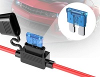 фото thumb №10, Роз'єм прикурювача з запобіжник з krokodylami 16 awg 3m. 15a 12v 24 v