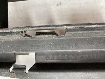 фото thumb №9, Porsche cayenne ii 7p рестайлинг 14-17 решётка бампера средняя перед 7p5807683m