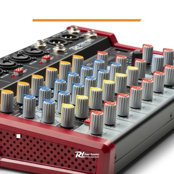 8-канальный студийный микшер PDM-Y801 BT phantom +48V Power Dynamics