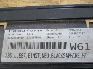 фото thumb №2, Bmw 1 e87 планка пороговая левая